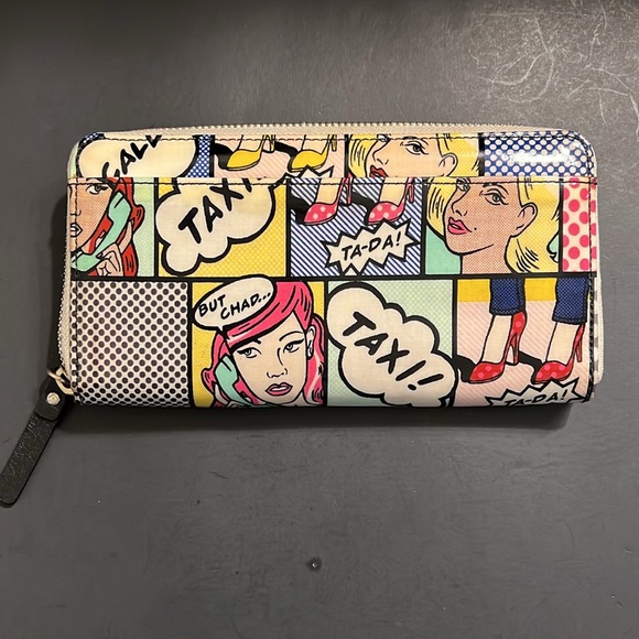 Kate Spade Retro Comic Pop Art Wallet - Picture 2 of 5